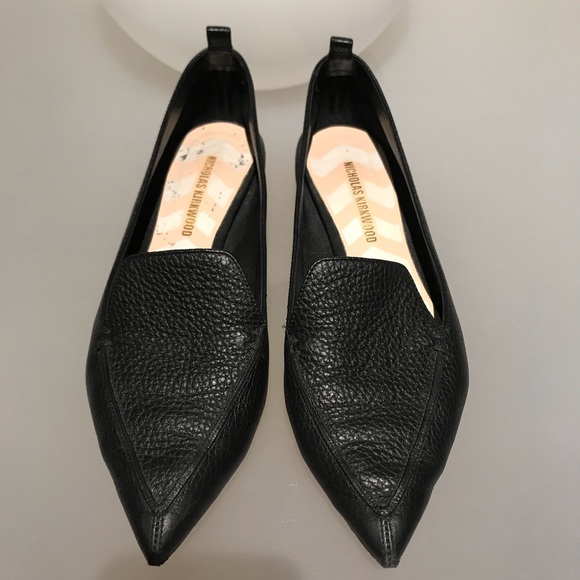 Nicholas Kirkwood Shoes - Nicholas Kirkwood Black Beya Loafers